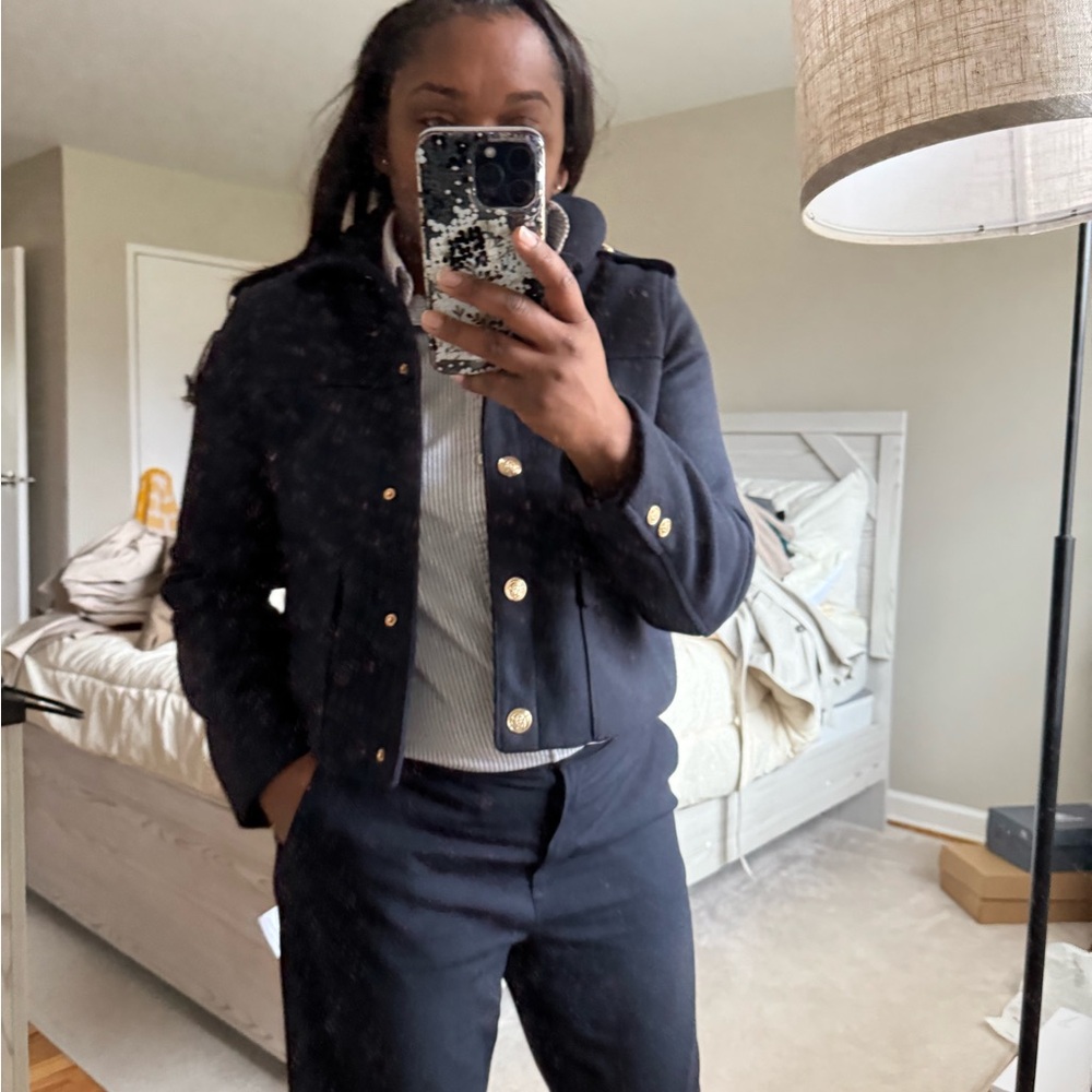 Gold Button Soft Touch Jacket - image 4